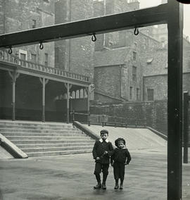 Robertson Close Playground with boys in foreground